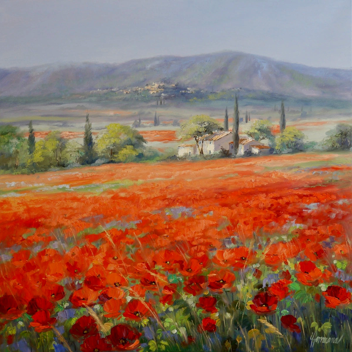 Ute Herrmann - Poppy Fields - Provence