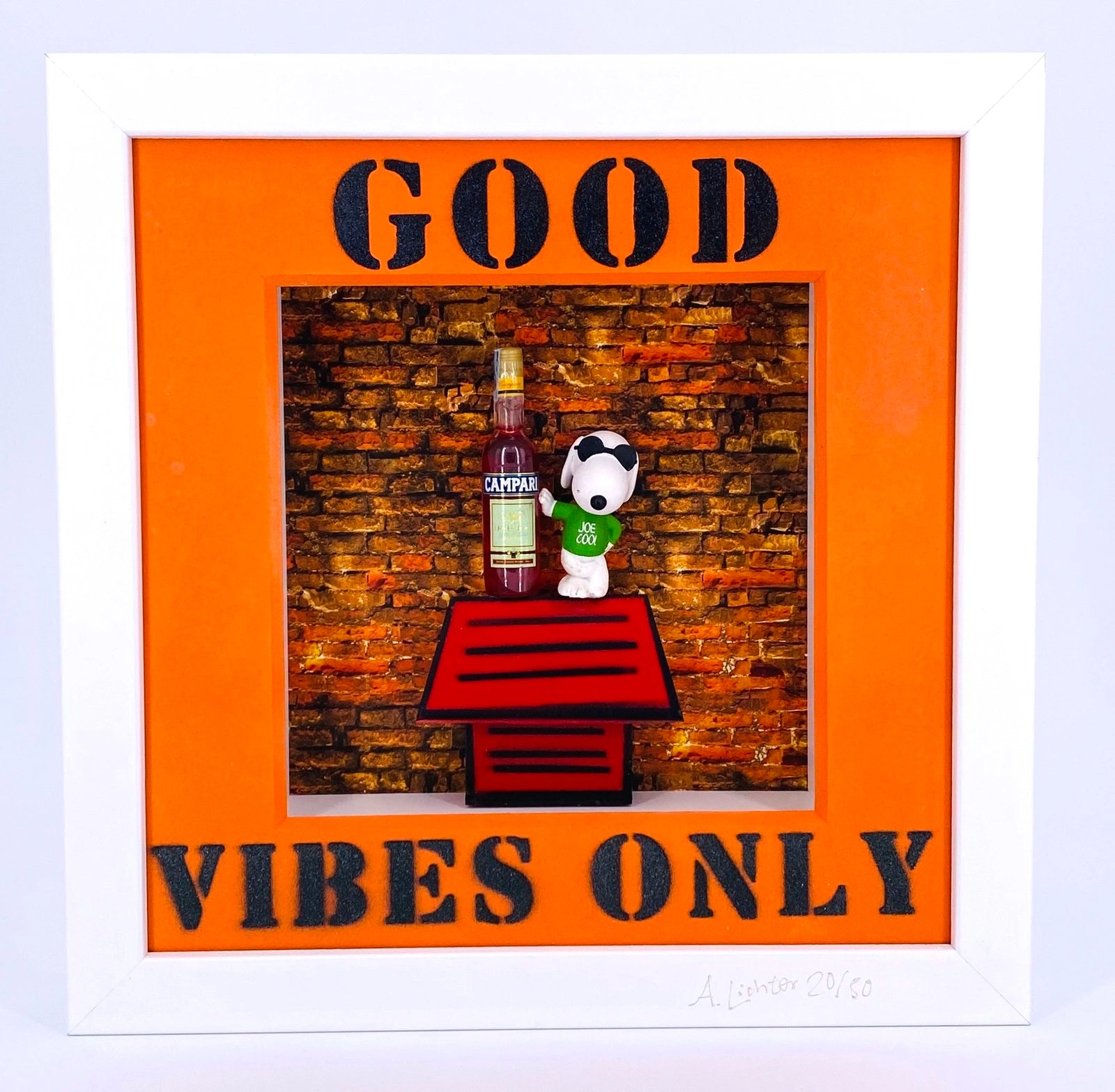 Andreas Lichter - Good Vibes only  Snoopy Campari - Galerie Vogel