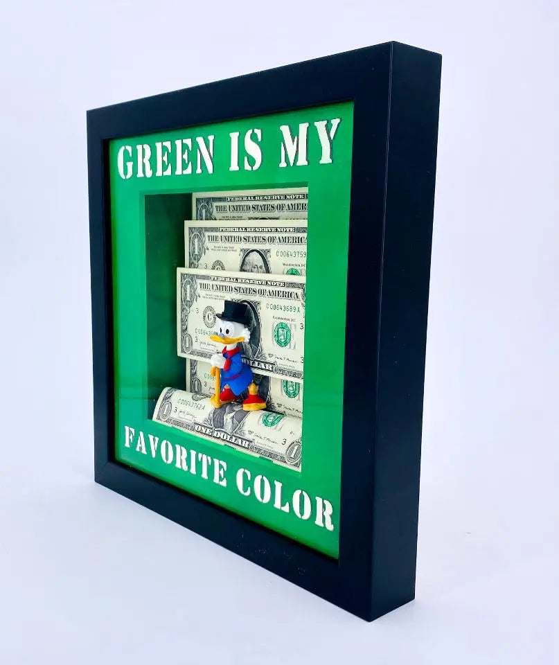 Andreas Lichter - Green is my favorite color - Dagobert Duck - Galerie Vogel