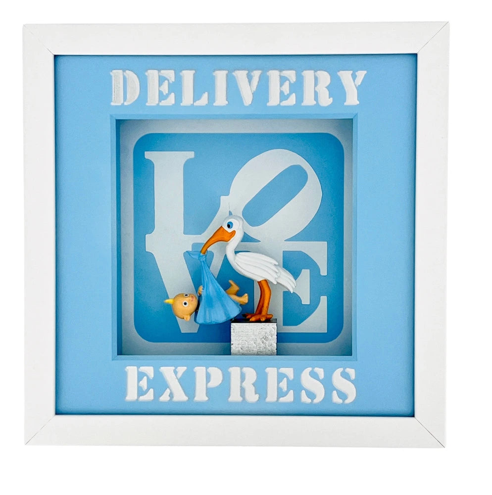 Andreas Lichter - Delivery Express Blau - Galerie Vogel