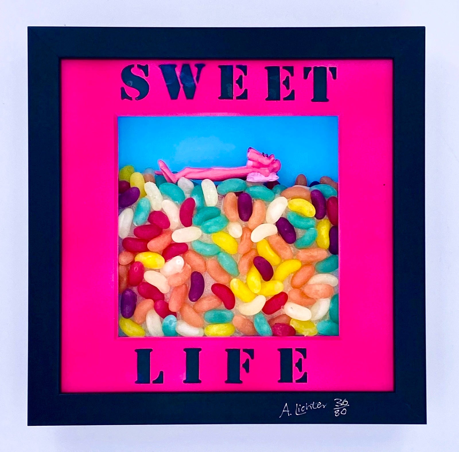 Andreas Lichter - Sweet Life  Pink Paulchen Panther - Galerie Vogel