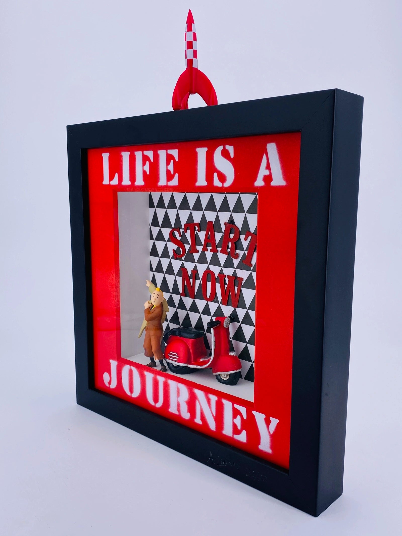 Andreas Lichter - Life is a journey - Tintin - Galerie Vogel