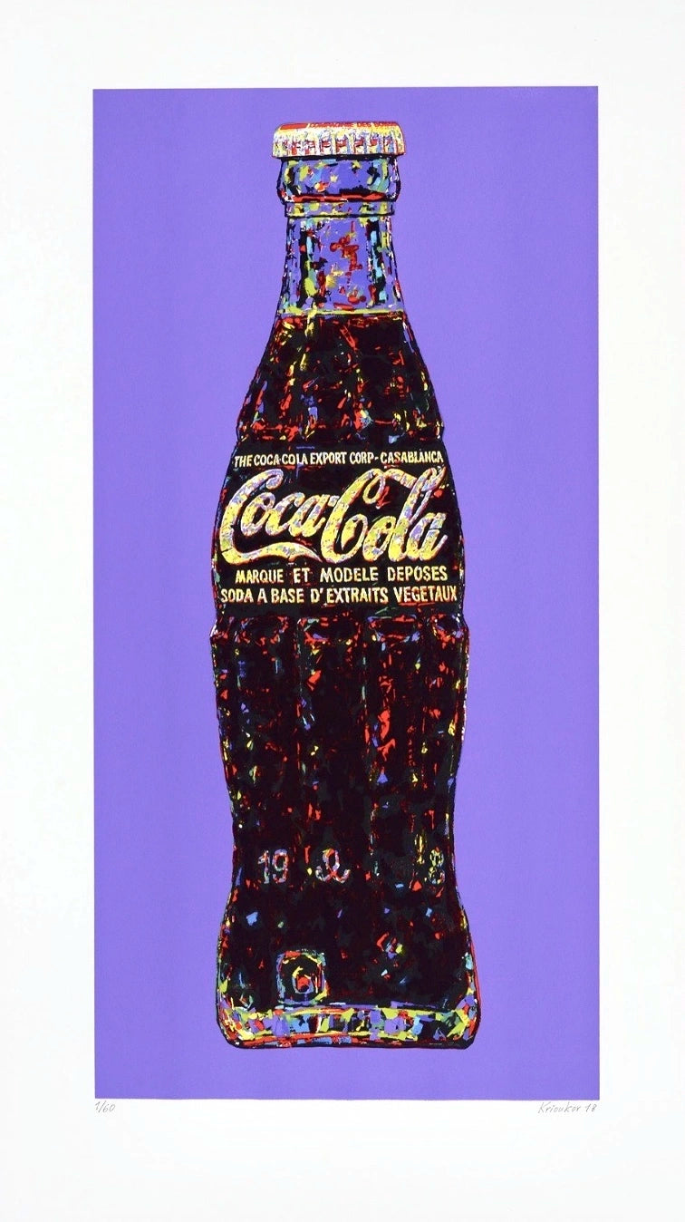 Andrei Krioukov Coca Cola Flasche Indigo - Galerie Vogel