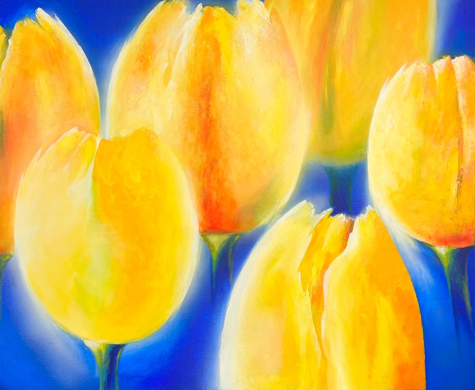 Claude E. Matié  Tulpen im Gegenlicht IV - Galerie Vogel