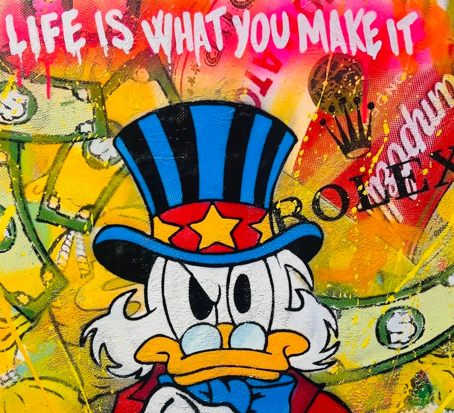 Marco Valentini - Life is what you make it IV Dagobert Duck - Galerie Vogel