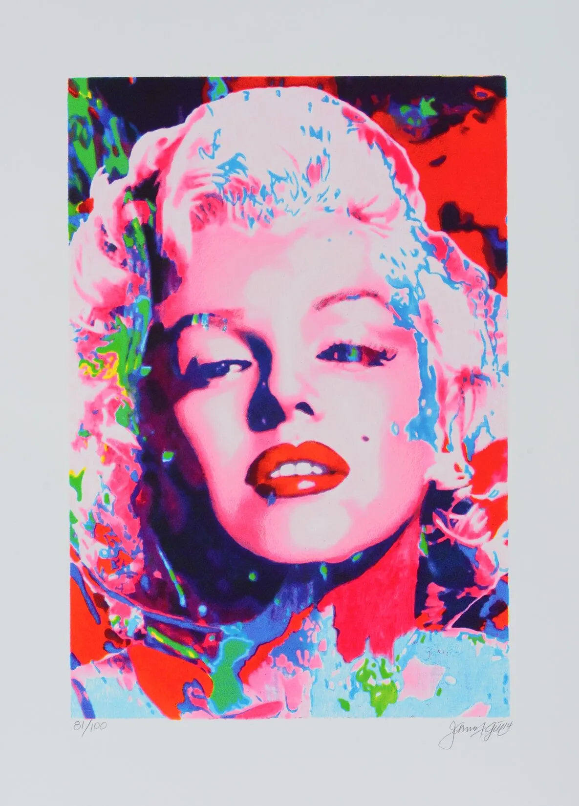 James Francis Gill  Pink Marilyn - Galerie Vogel