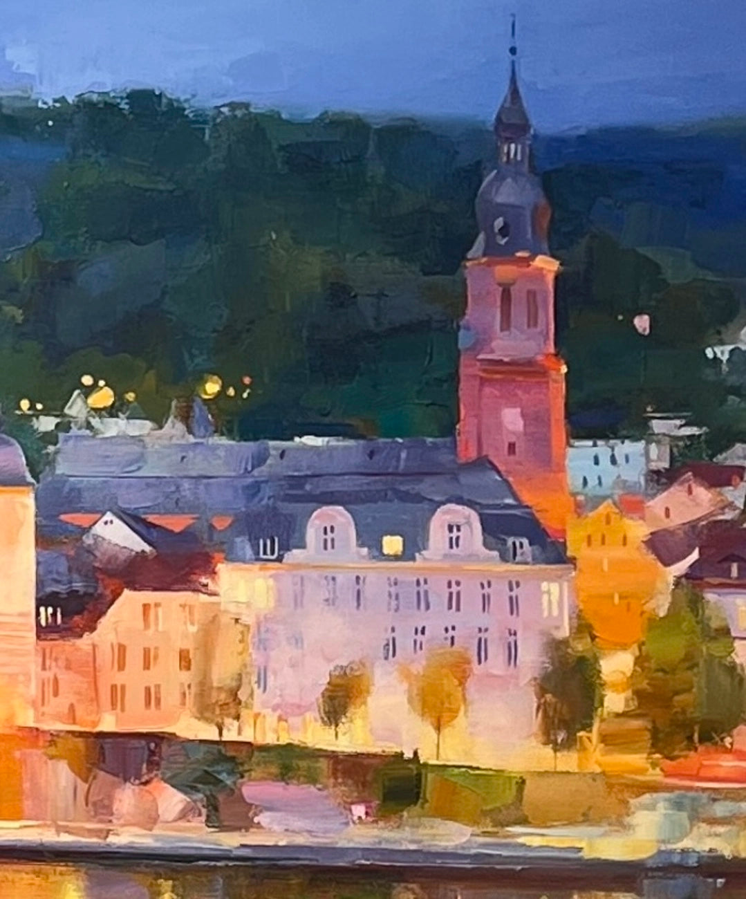 Stanislav Zvolsky - Heidelberg im Abendlicht