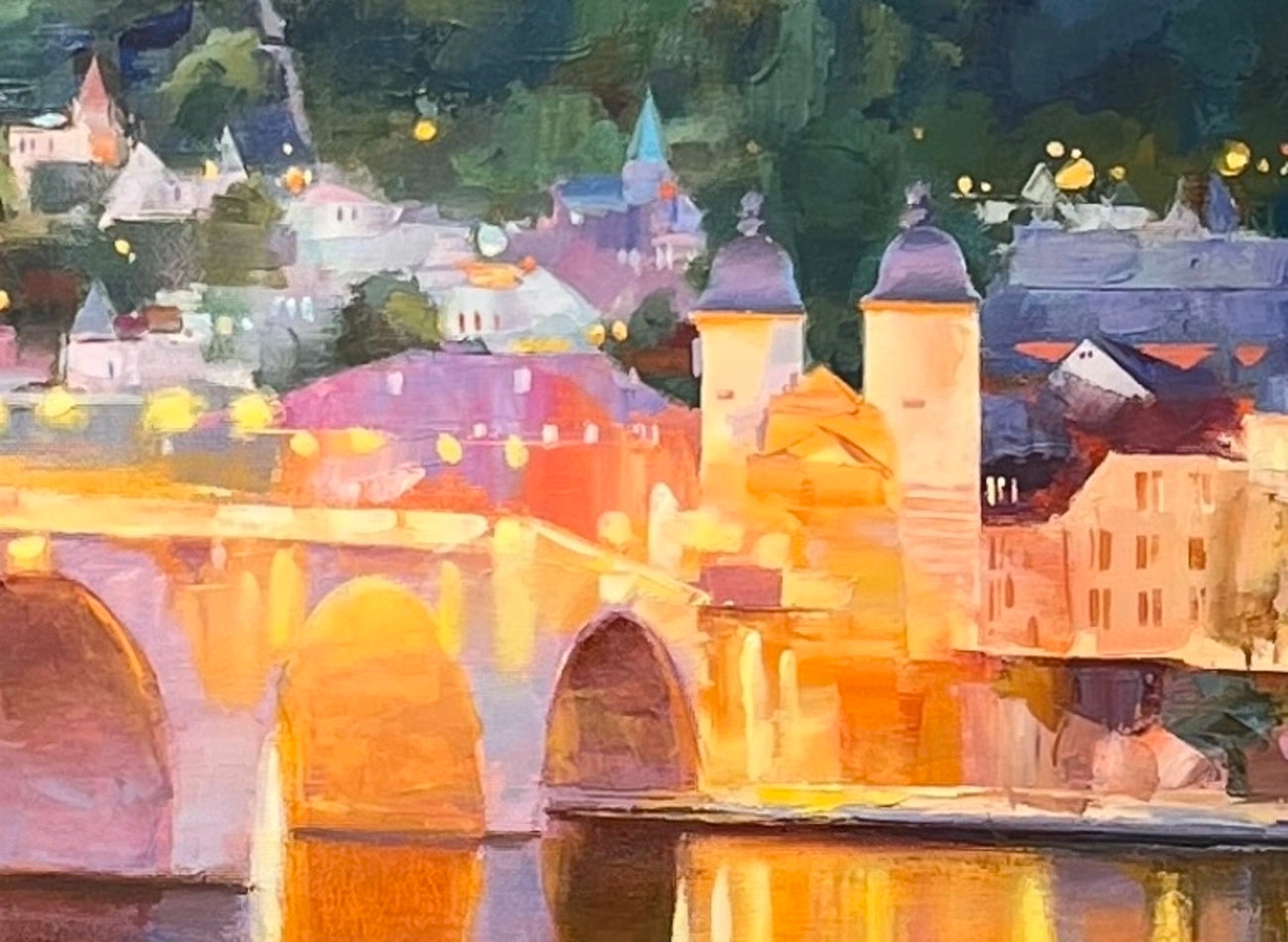 Stanislav Zvolsky - Heidelberg im Abendlicht