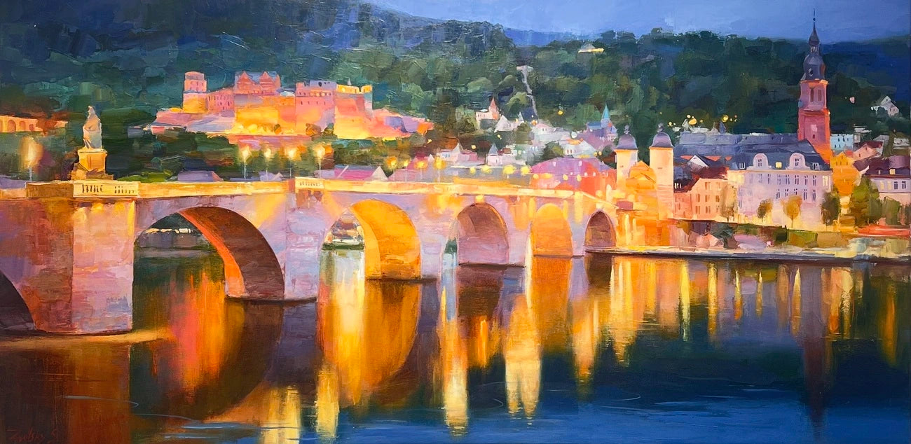 Stanislav Zvolsky - Heidelberg im Abendlicht